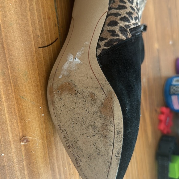 Women’s Isaac mizrahi heeled boot leopard 6.5 - Picture 5 of 6